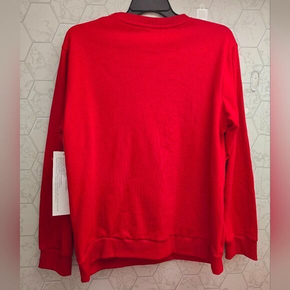 Holiday Time Men's Christmas Santa VIP Light Up Crewneck Fleece Sweatshirt - Picture 7 of 11